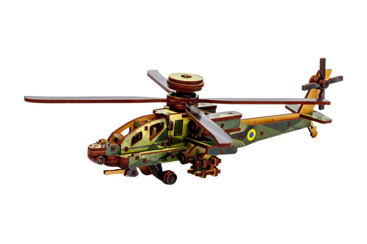 Дерев'яний 3D конcтруктор Sky Chopper