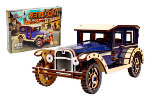 Дерев'яний 3D конcтруктор Retro car