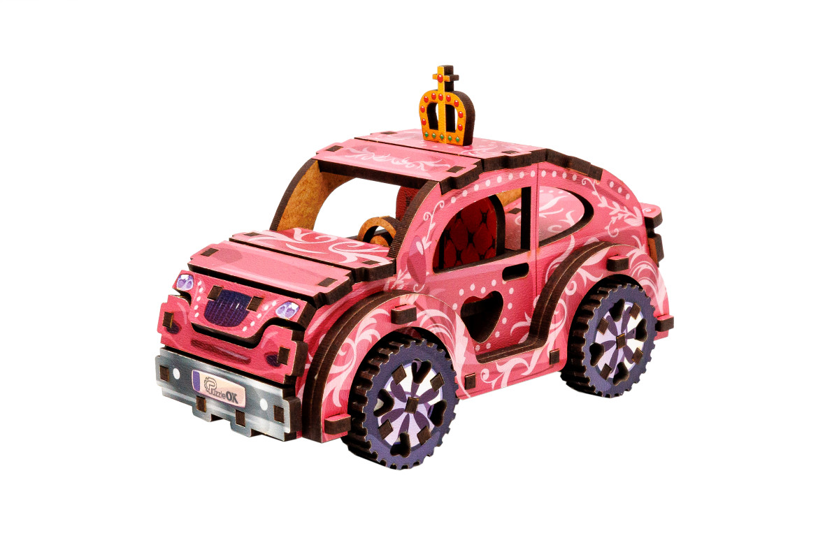 Дерев'яний 3D конструктор "Turbo Princess"