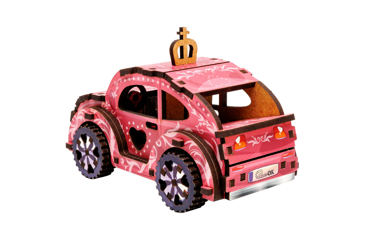 Дерев'яний 3D конструктор "Turbo Princess"