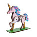 Дерев'яний 3D конструктор "Turbo Unicorn"