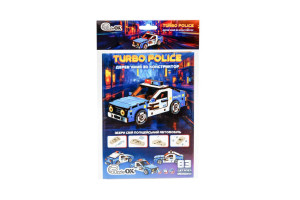 Дерев'яний 3D конструктор "Turbo Police"