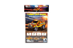 Дерев'яний 3D конструктор "Turbo off-road"