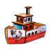 Дерев'яний 3D конструктор "Turbo Ship" 