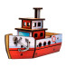 Дерев'яний 3D конструктор "Turbo Ship" 