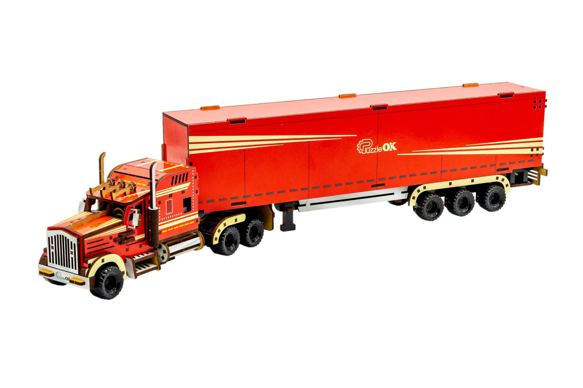 Дитячий дерев'яний 3D конструктор "Wood Truck"