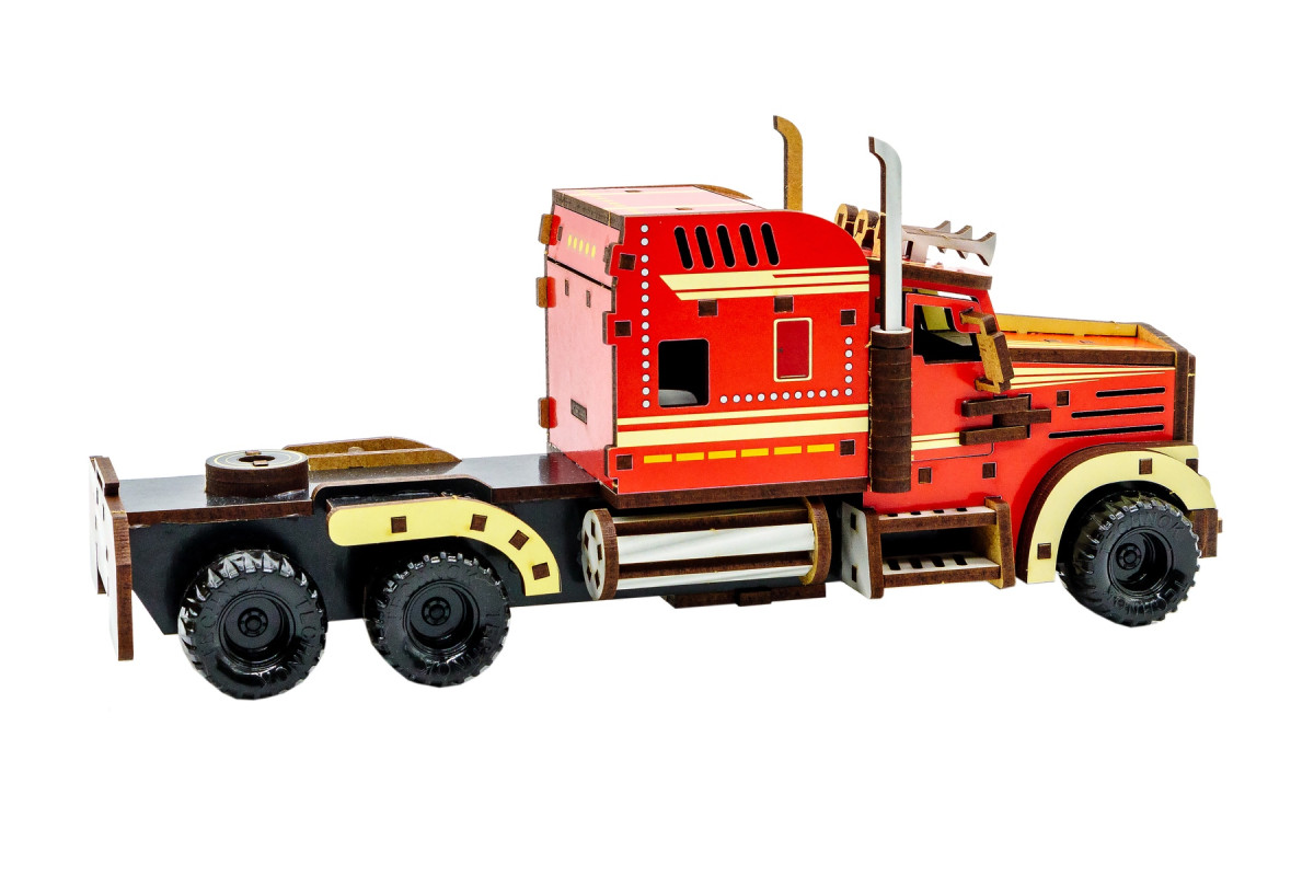 Дитячий дерев'яний 3D конструктор "Wood Truck"
