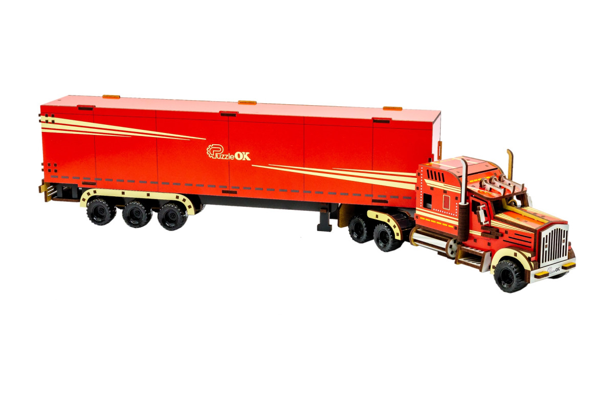 Дитячий дерев'яний 3D конструктор "Wood Truck"