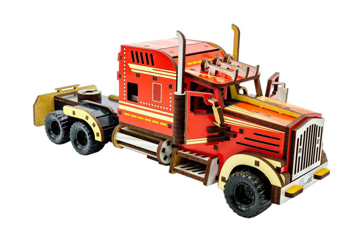 Дитячий дерев'яний 3D конструктор "Wood Truck"