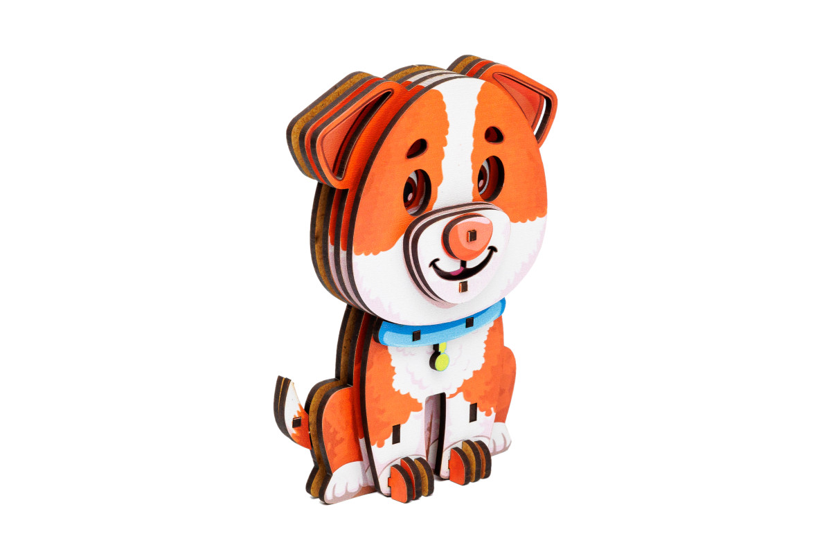 Дерев'яний 3D конструктор "Turbo Dog" 