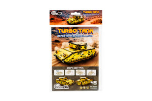 Дерев'яний 3D конструктор "Turbo Tank" 