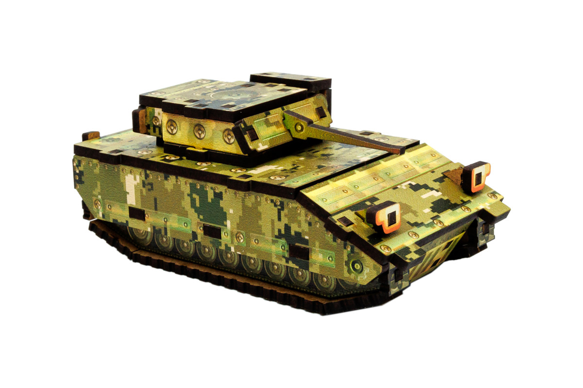Дерев'яний 3D конструктор "Turbo Tank" 