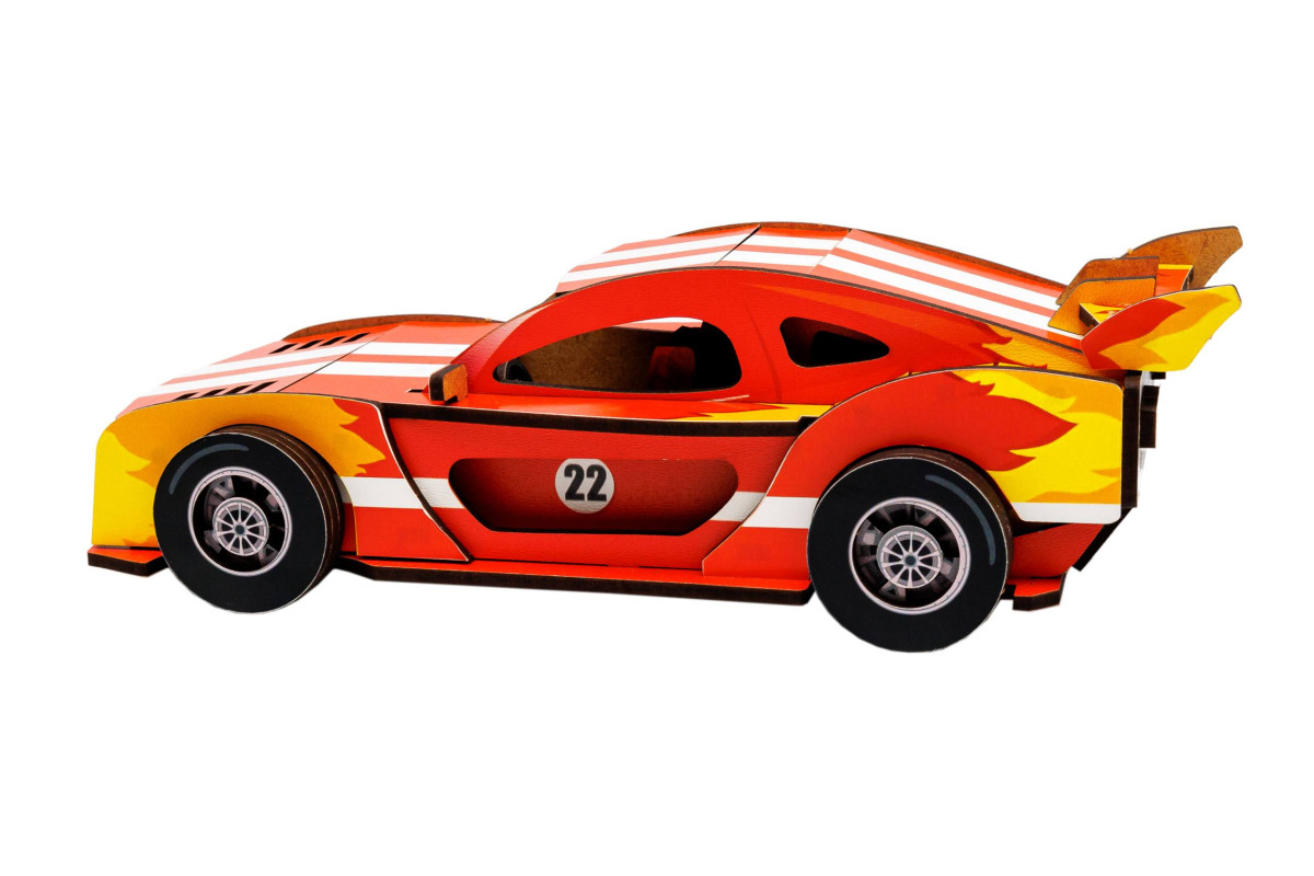 Дерев’яний 3D конструктор “Red Flame”