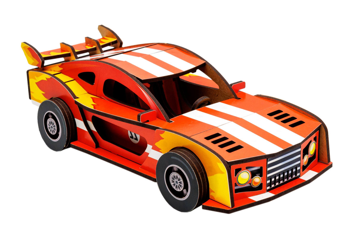 Дерев’яний 3D конструктор “Red Flame”