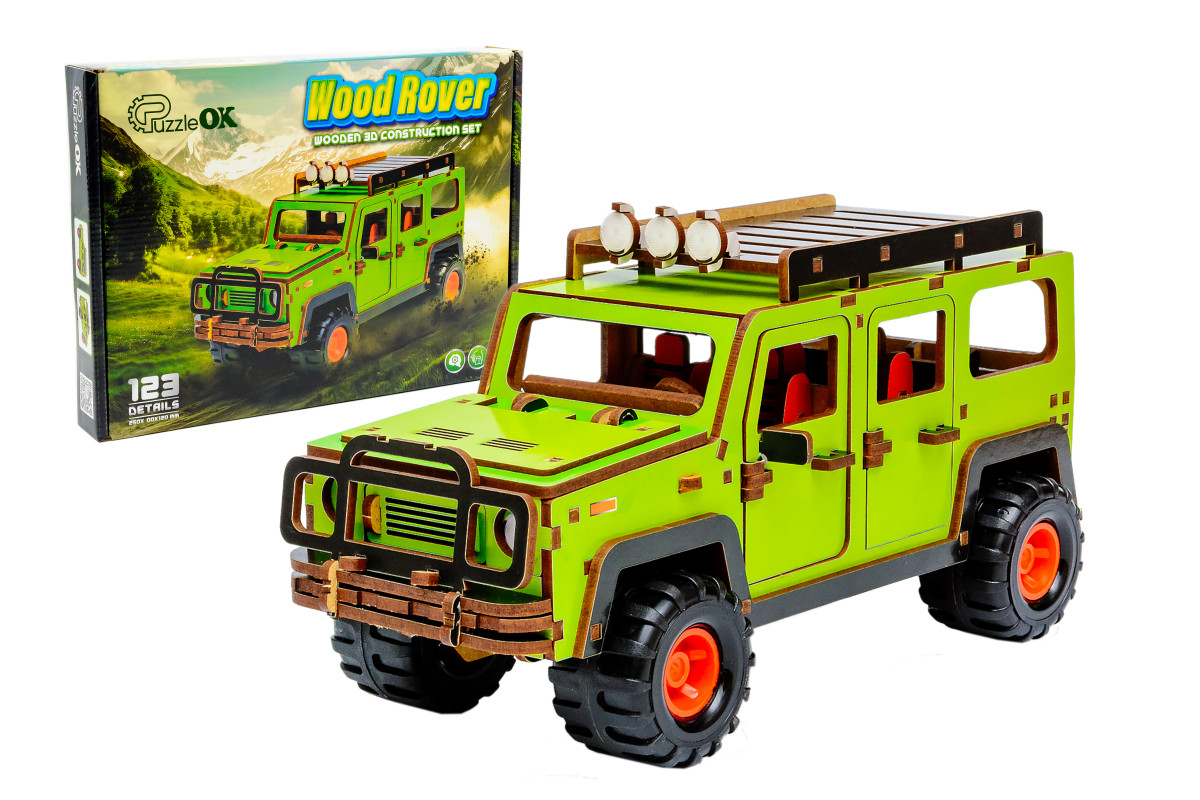 Дерев’яний 3D конструктор Wood Rover