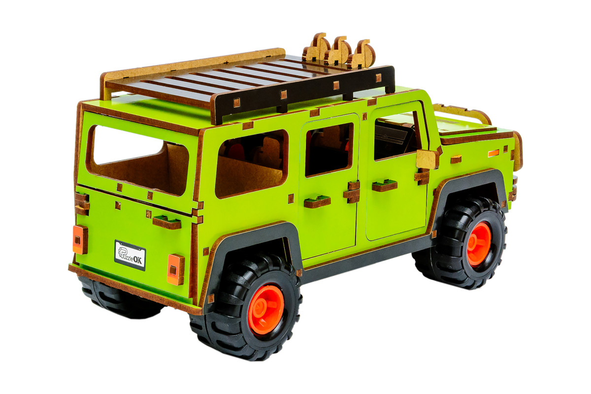 Дерев’яний 3D конструктор Wood Rover