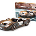 Дерев’яний 3D конструктор "Fast car Gt" білий