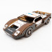 Дерев’яний 3D конструктор "Fast car Gt" білий