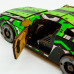 Дерев'яний 3D конструктор Muscle car GT (зелена) в картонній упаковці