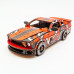 Дерев'яний 3D конструктор Muscle car GT (червона) в картонній упаковці