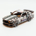 Дерев'яний 3D конструктор Muscle car GT (біла) в картонній упаковці
