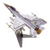 Дерев'яний 3D конструктор "F16"