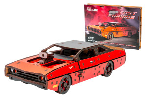 Дерев'яний 3D конструктор Fast Furious (червона)