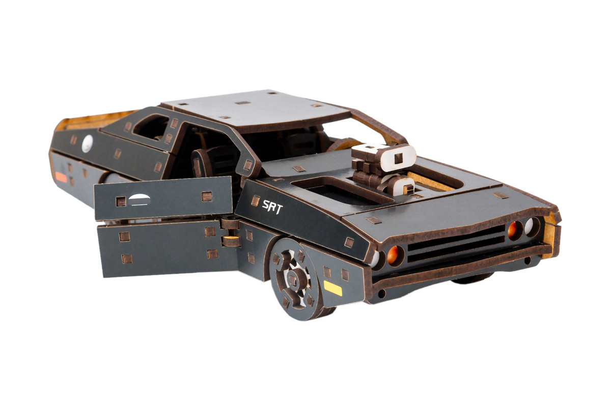 Дерев'яний 3D конструктор Fast Furious ( чорна )
