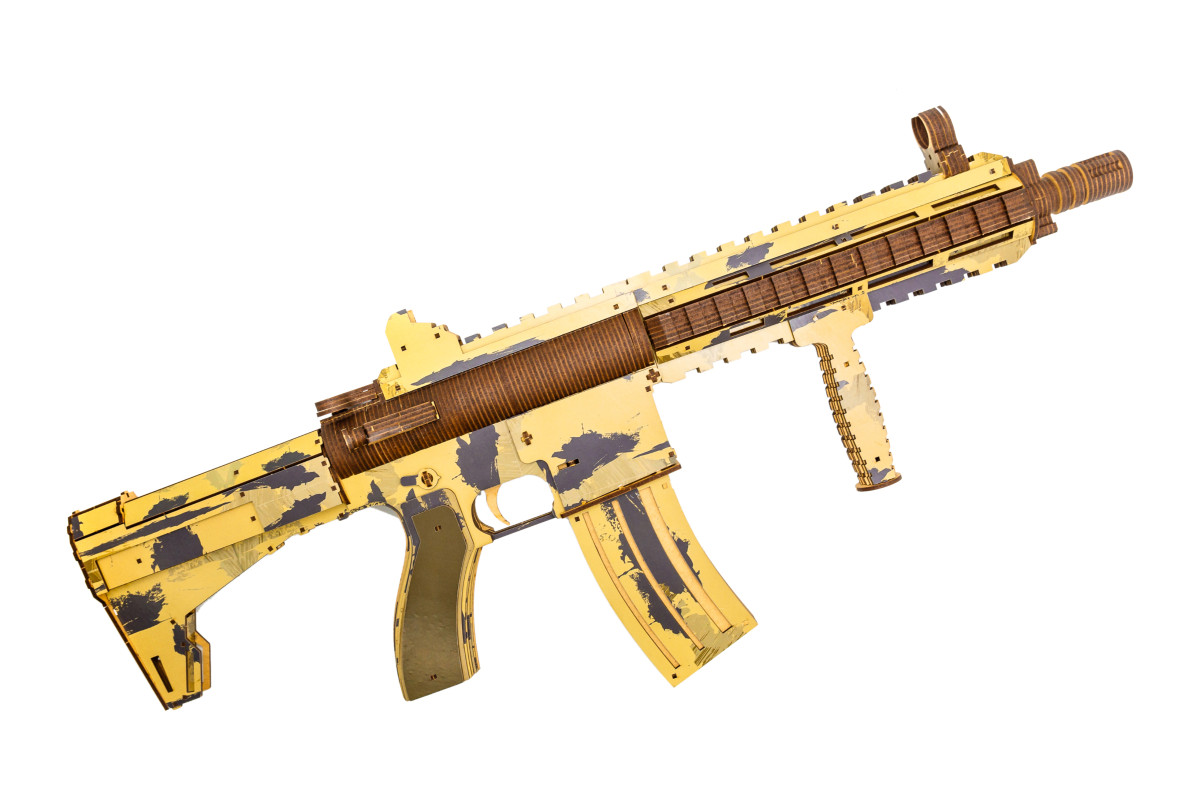 Дерев'яний 3D конструктор "HK-416"