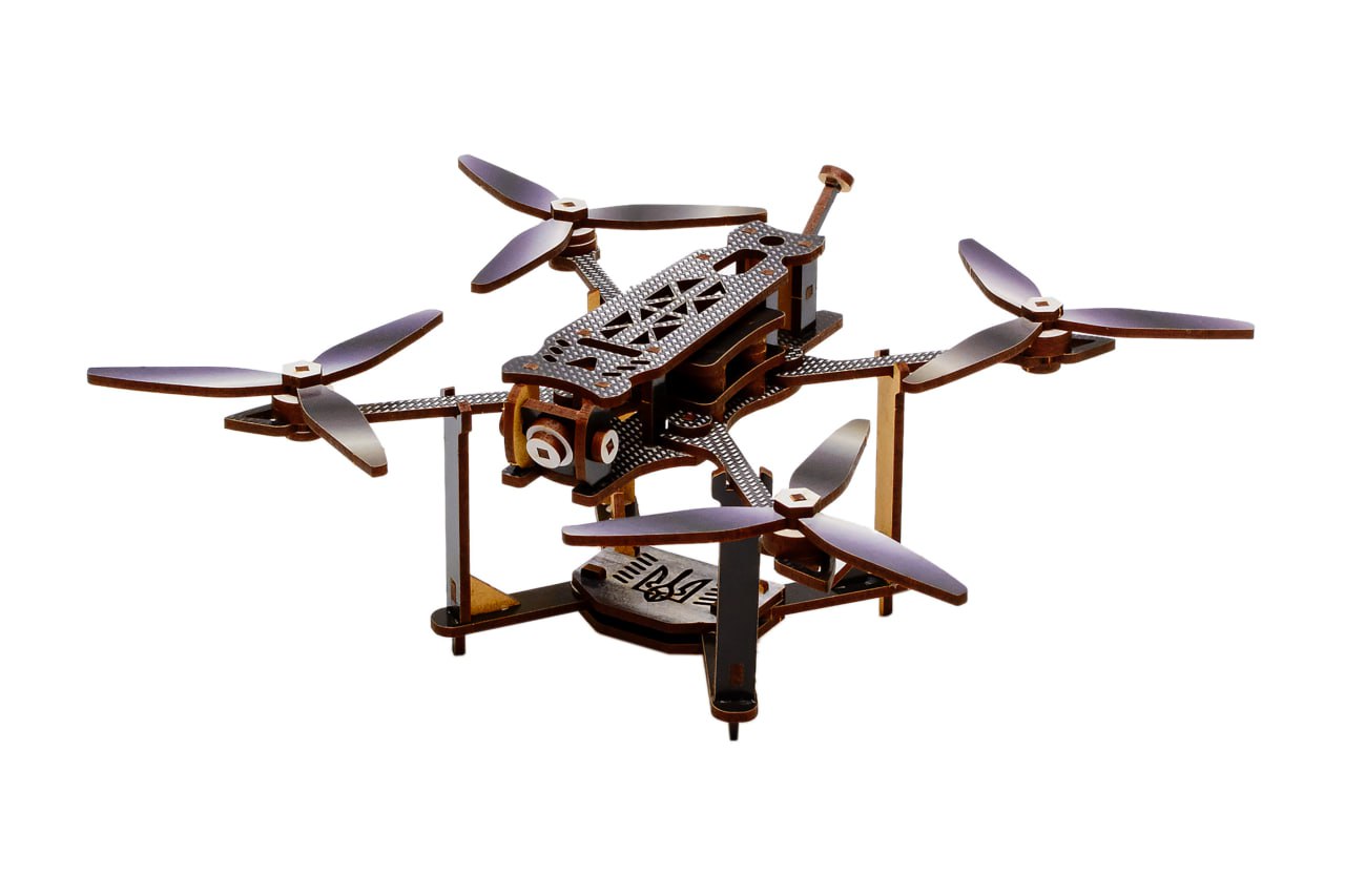Дерев'яний 3D конструктор FPV Mini 