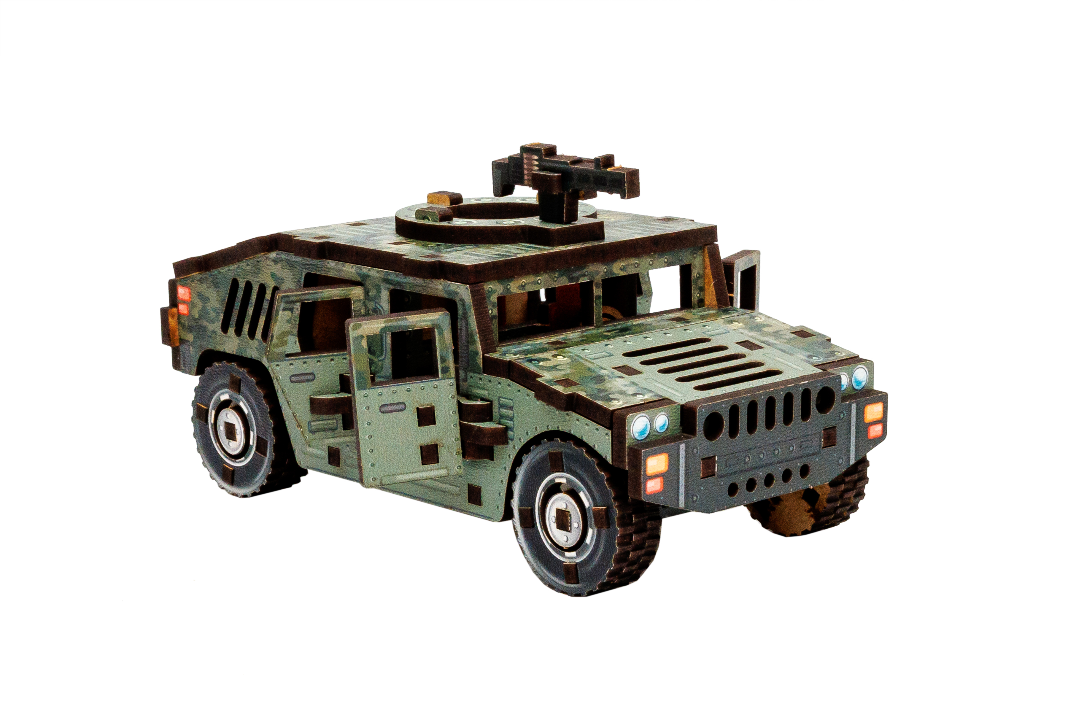 Дерев'яний 3D конструктор "Turbo Humvee"