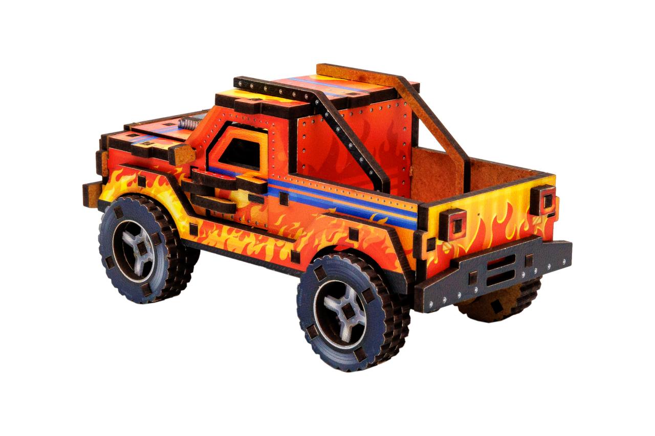 Дерев'яний 3D конструктор "Turbo off-road" Дерев'яний 3D конструктор "Turbo off-road"