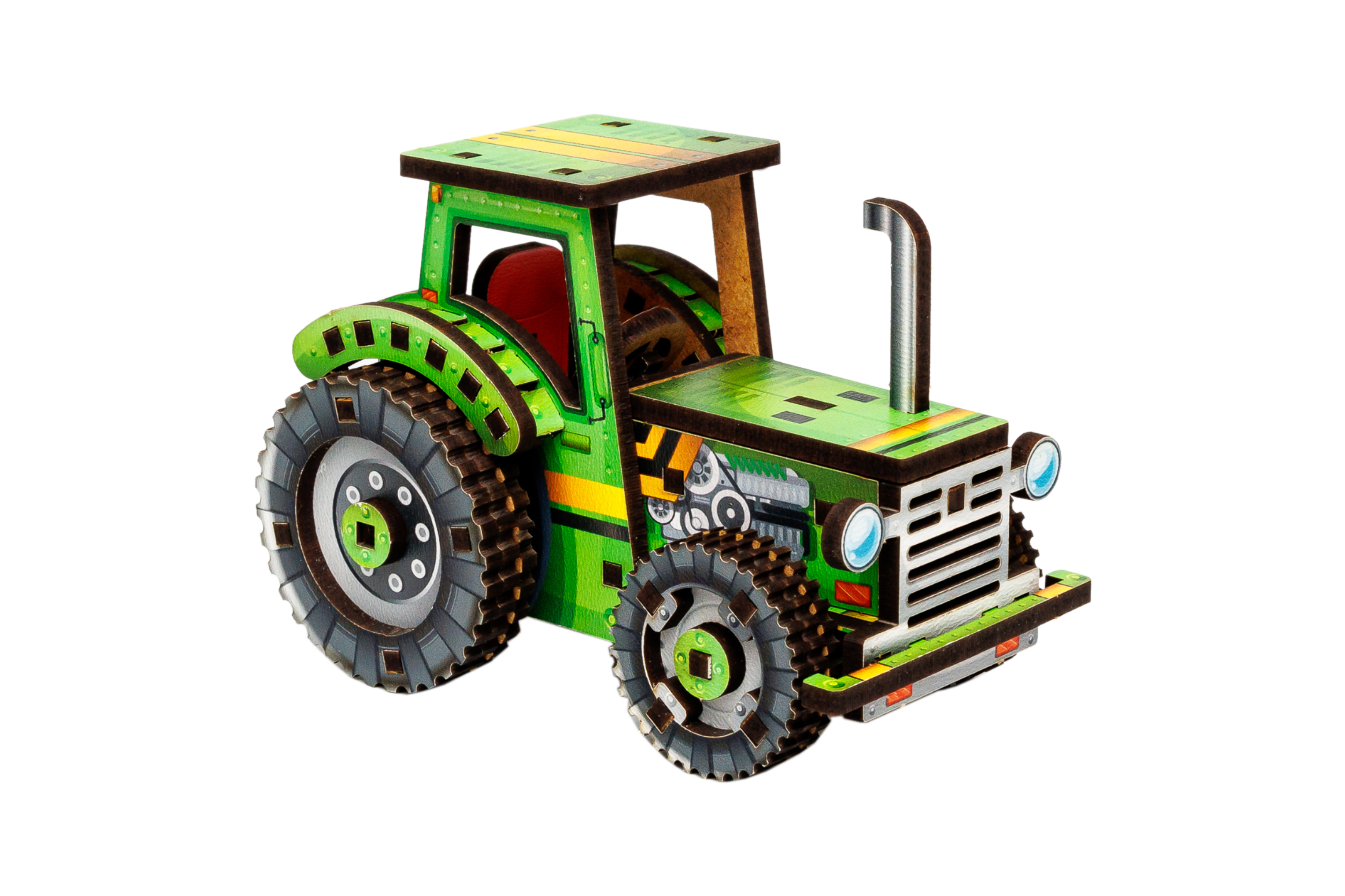 Дерев’яний 3D конструктор "Turbo Tractor"