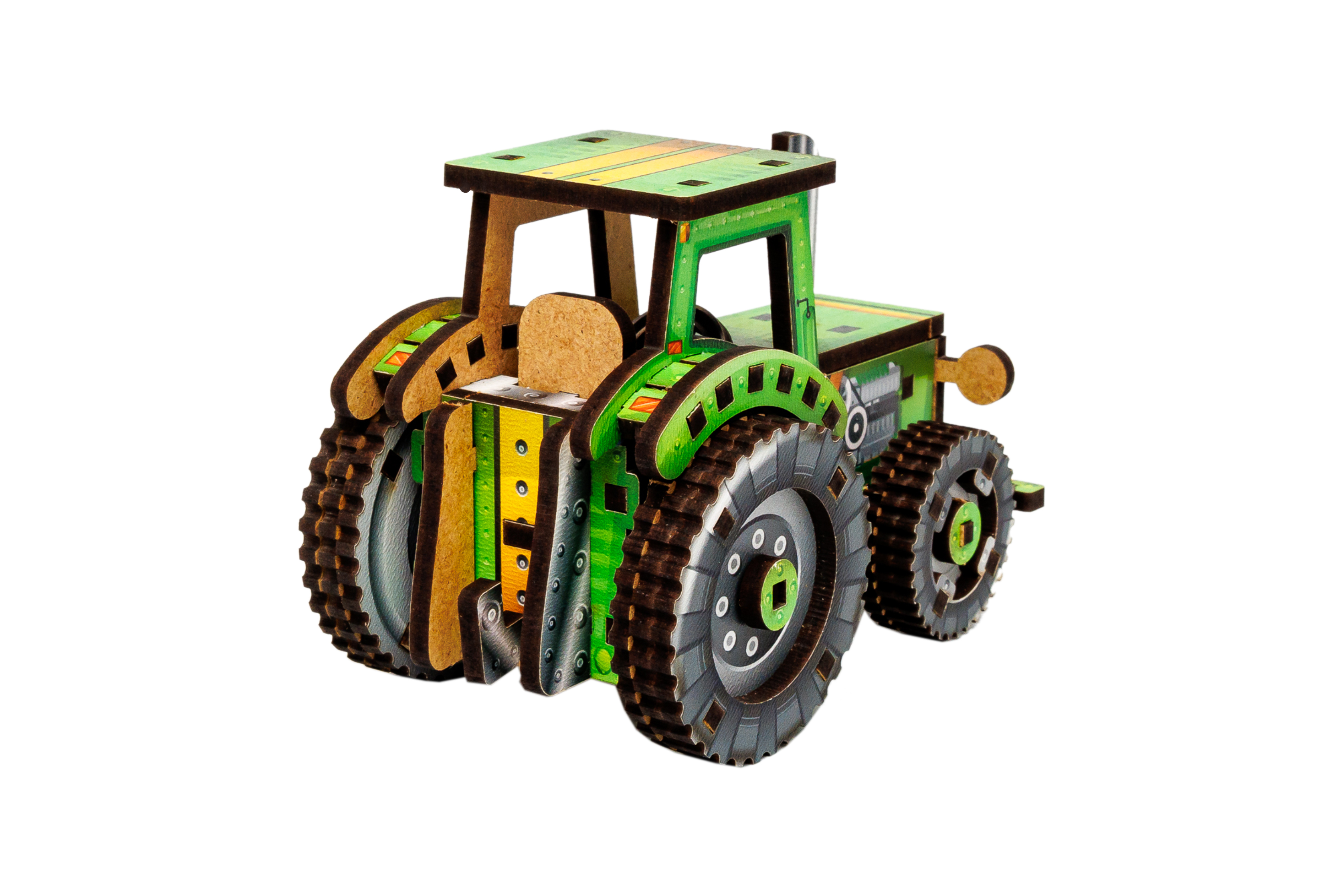 Дерев’яний 3D конструктор "Turbo Tractor"