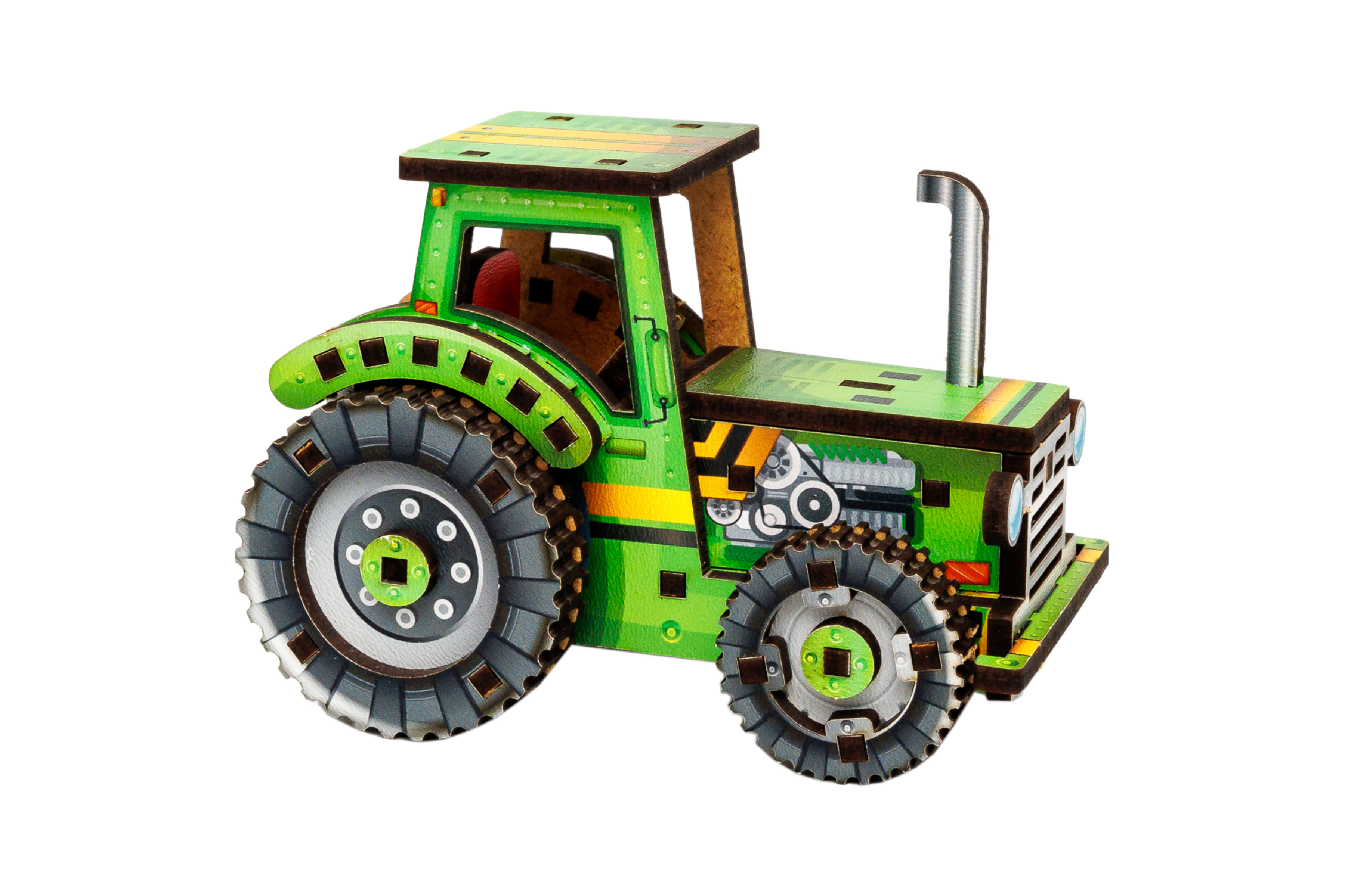 Дерев’яний 3D конструктор "Turbo Tractor"