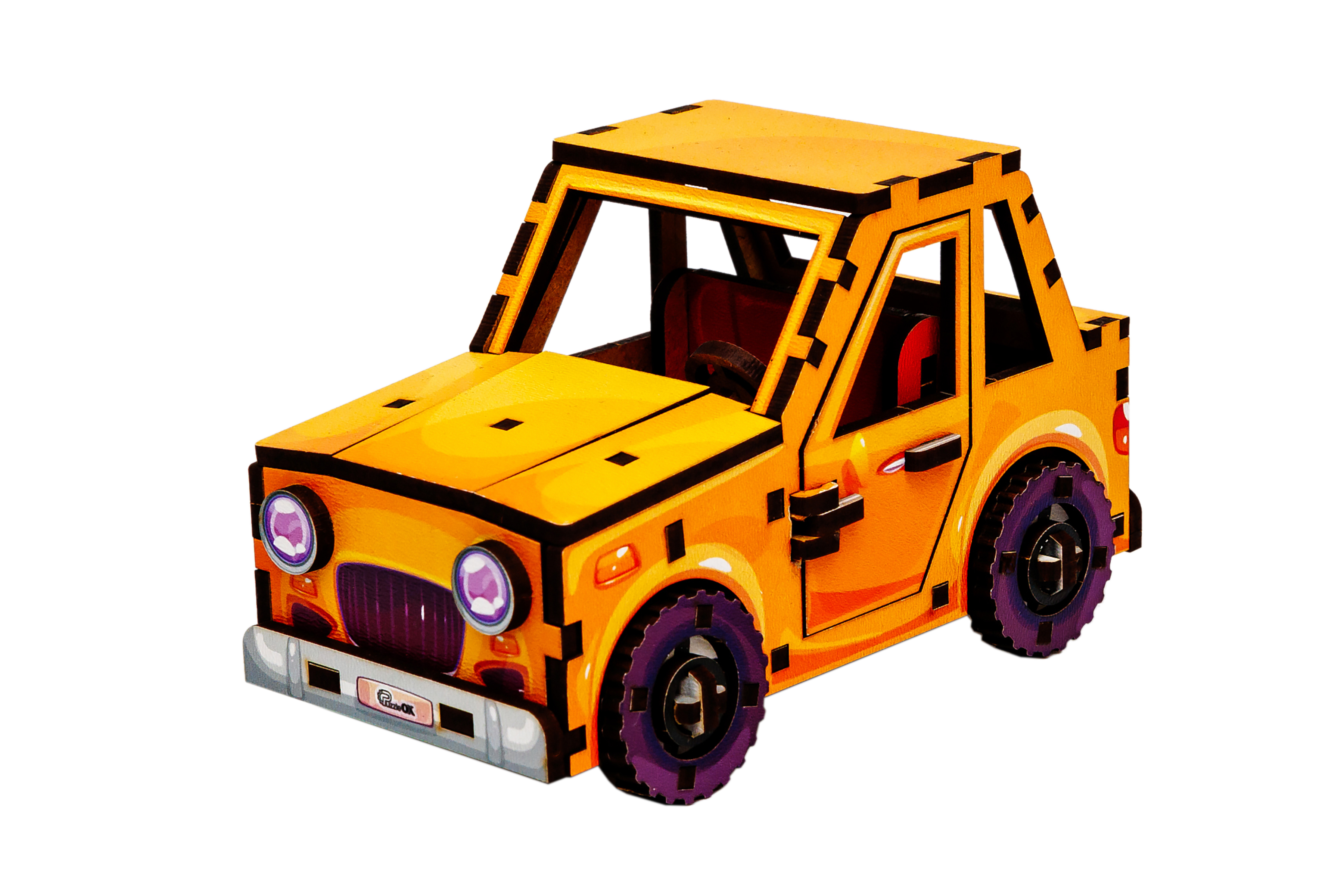 Дерев’яний 3D конструктор "Turbo Car"