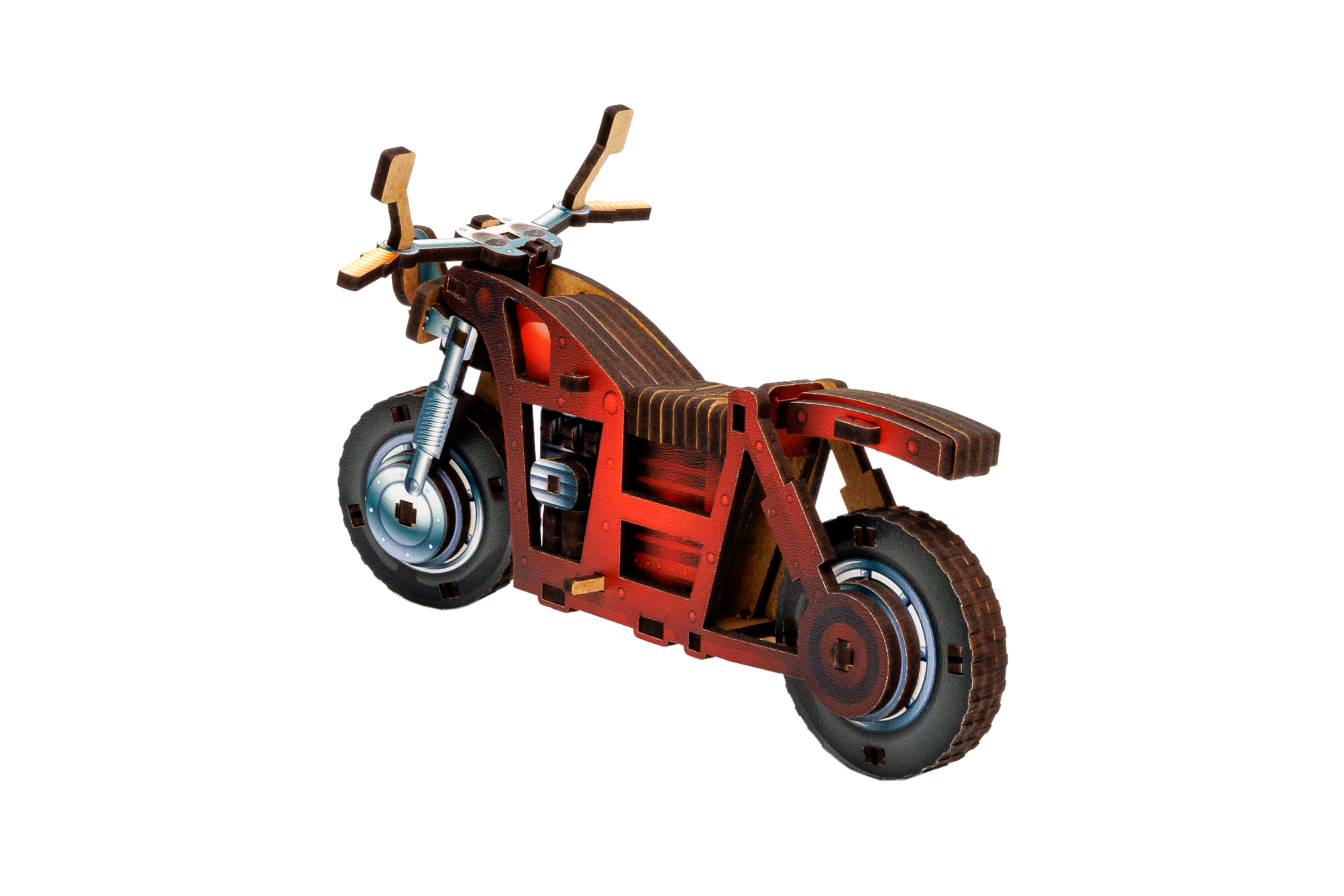 Дерев'яний 3D конструктор "Turbo Bike" 