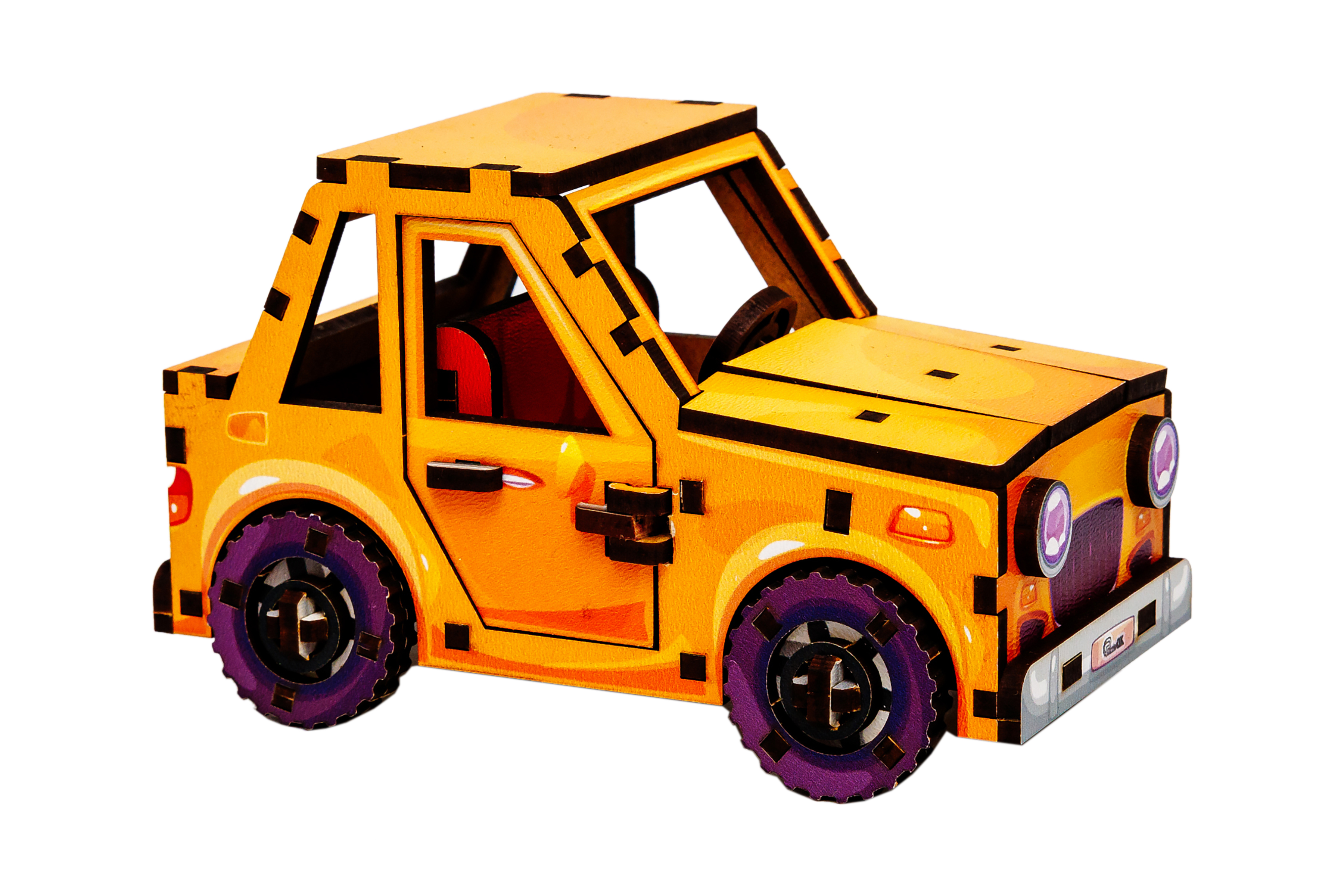 Дерев’яний 3D конструктор "Turbo Car"