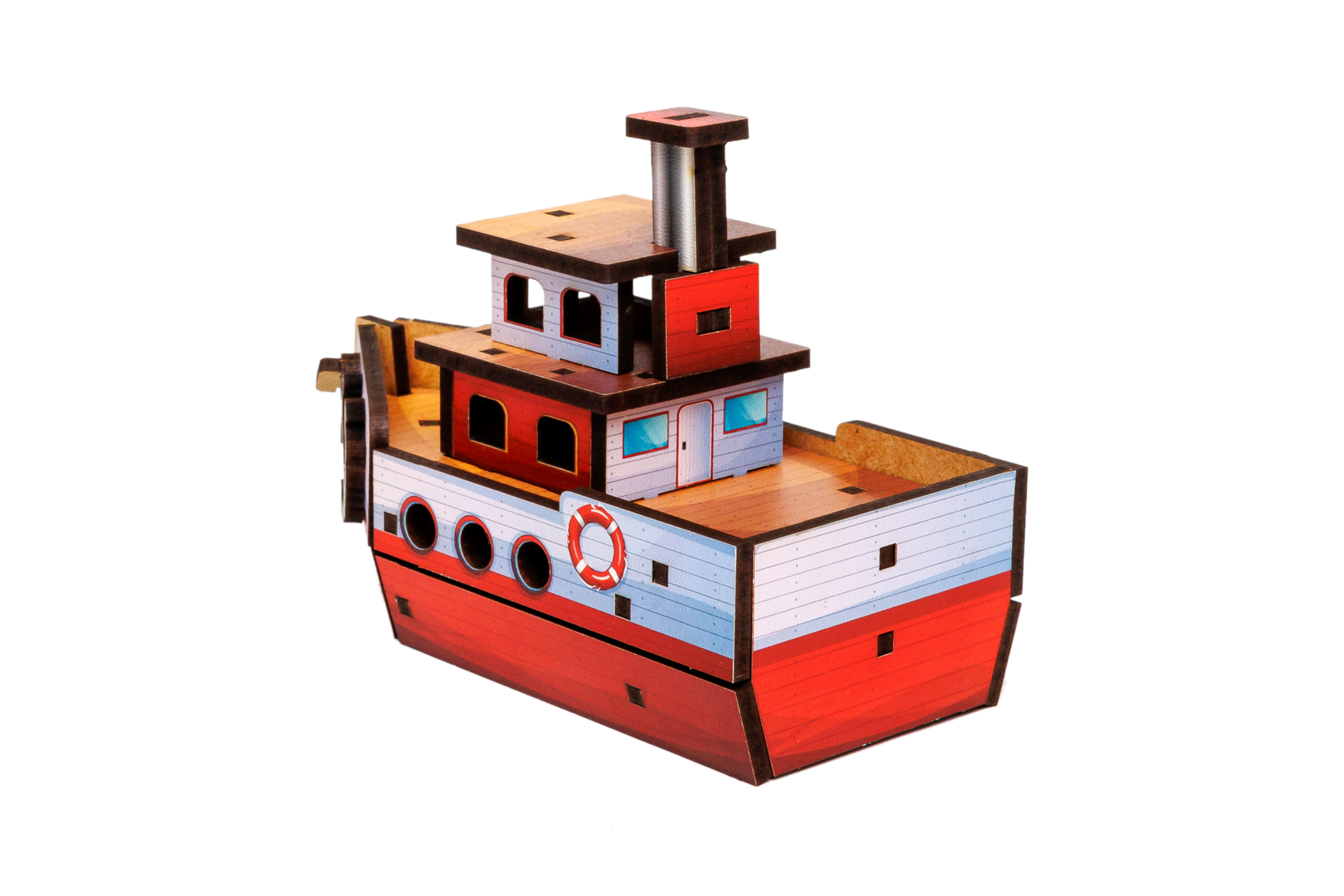 Дерев'яний 3D конструктор "Turbo Ship" 