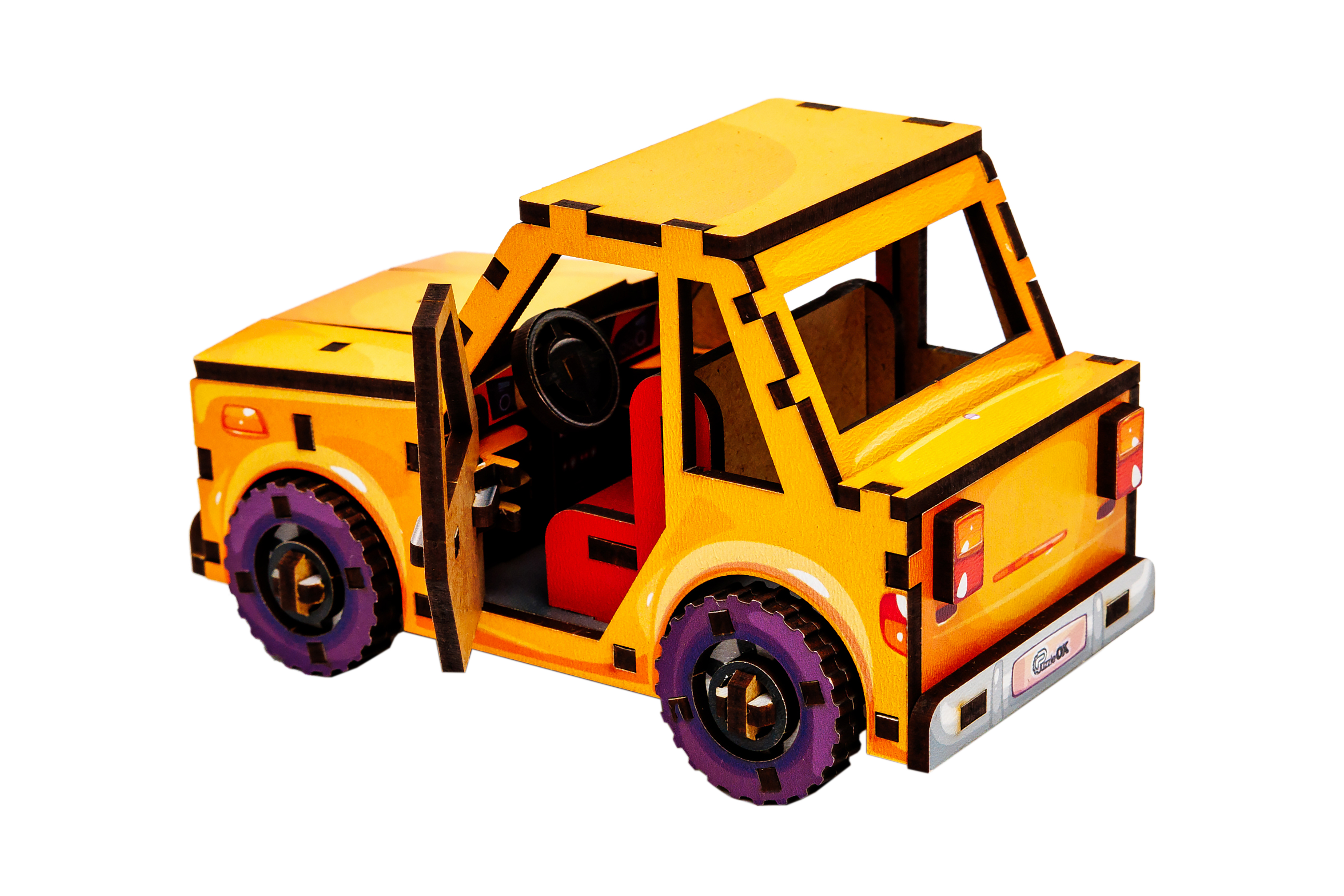 Дерев’яний 3D конструктор "Turbo Car"