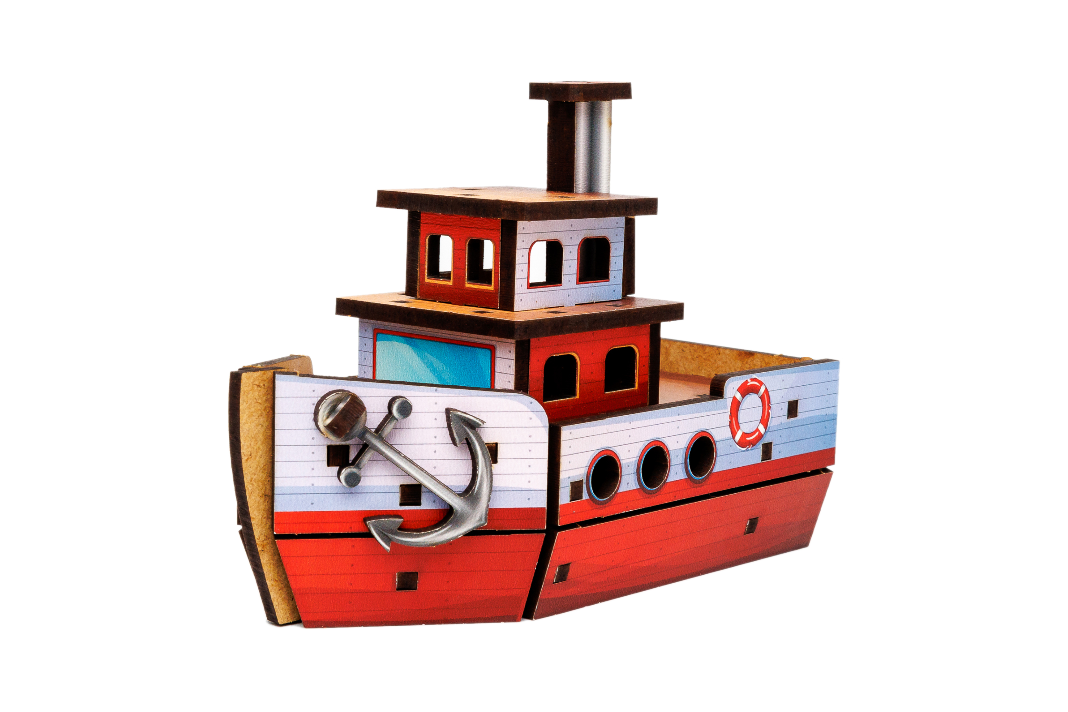 Дерев'яний 3D конструктор "Turbo Ship" Дерев'яний 3D конструктор "Turbo Ship"