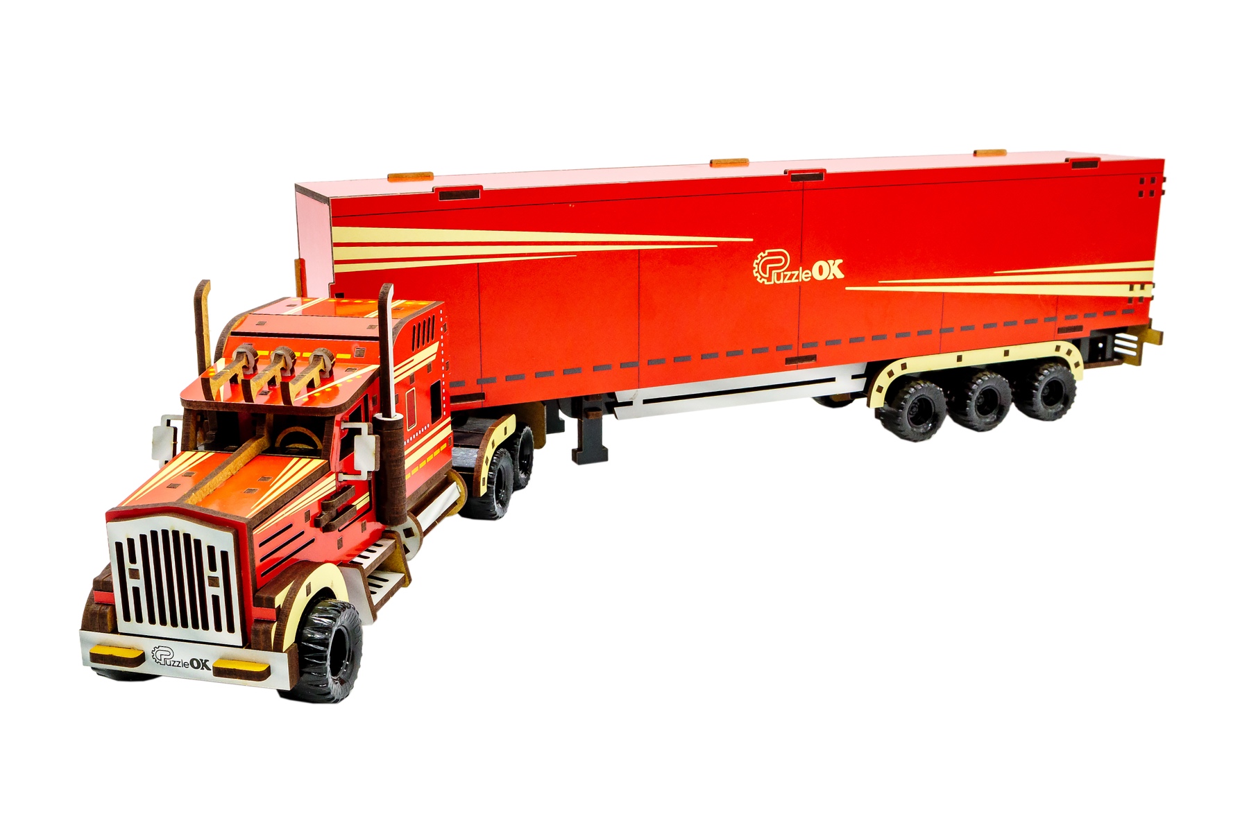 Дитячий дерев'яний 3D конструктор "Wood Truck" Дитячий дерев'яний 3D конструктор "Wood Truck"