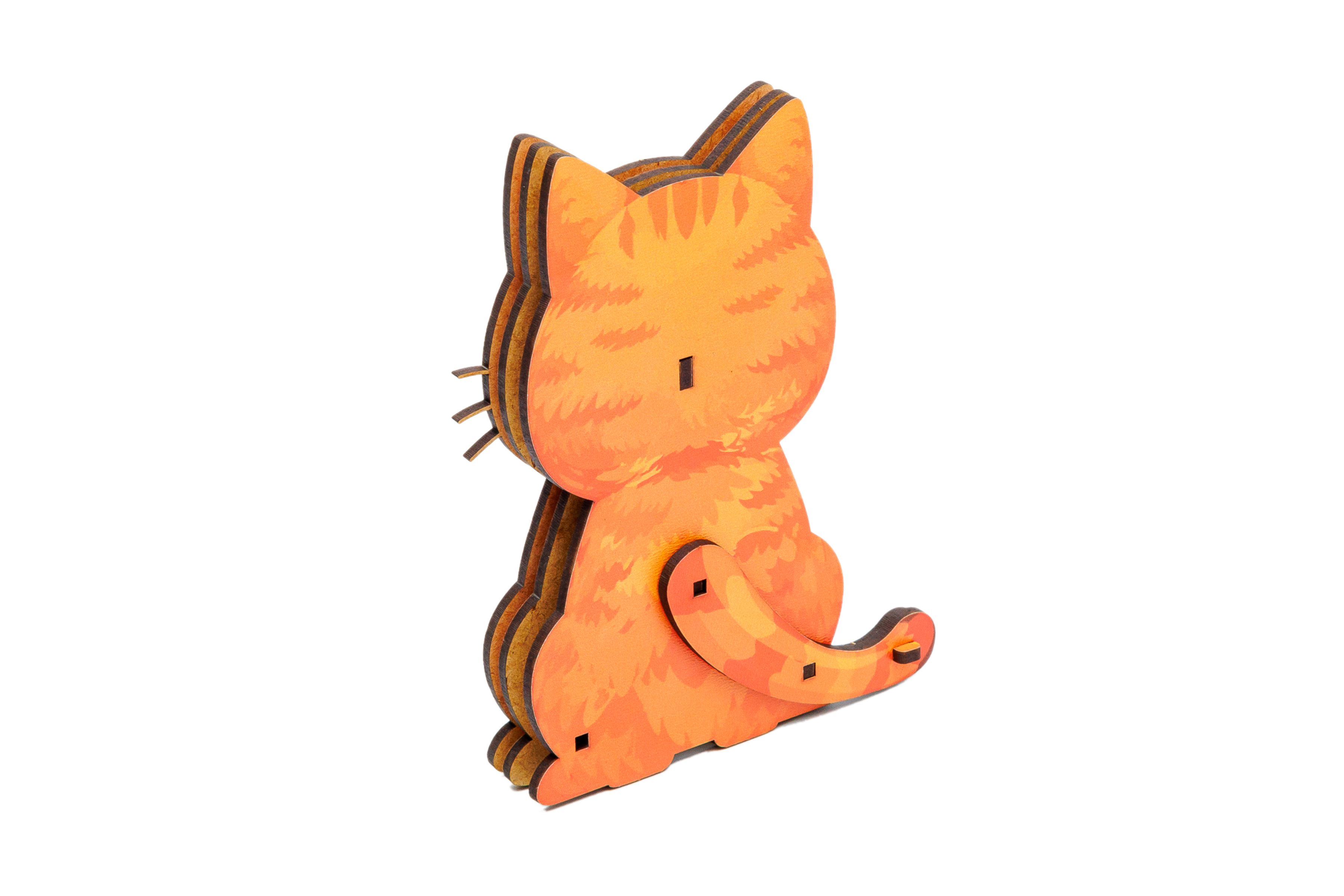Дерев'яний 3D конструктор "Turbo Cat" 