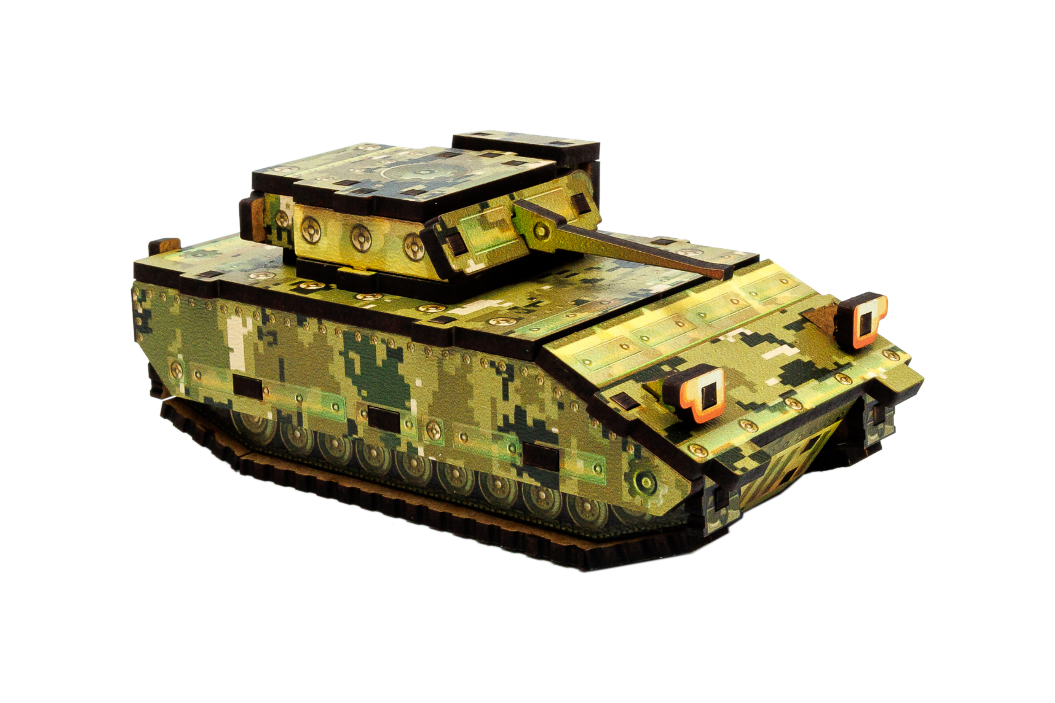 Дерев'яний 3D конструктор "Turbo Tank" 