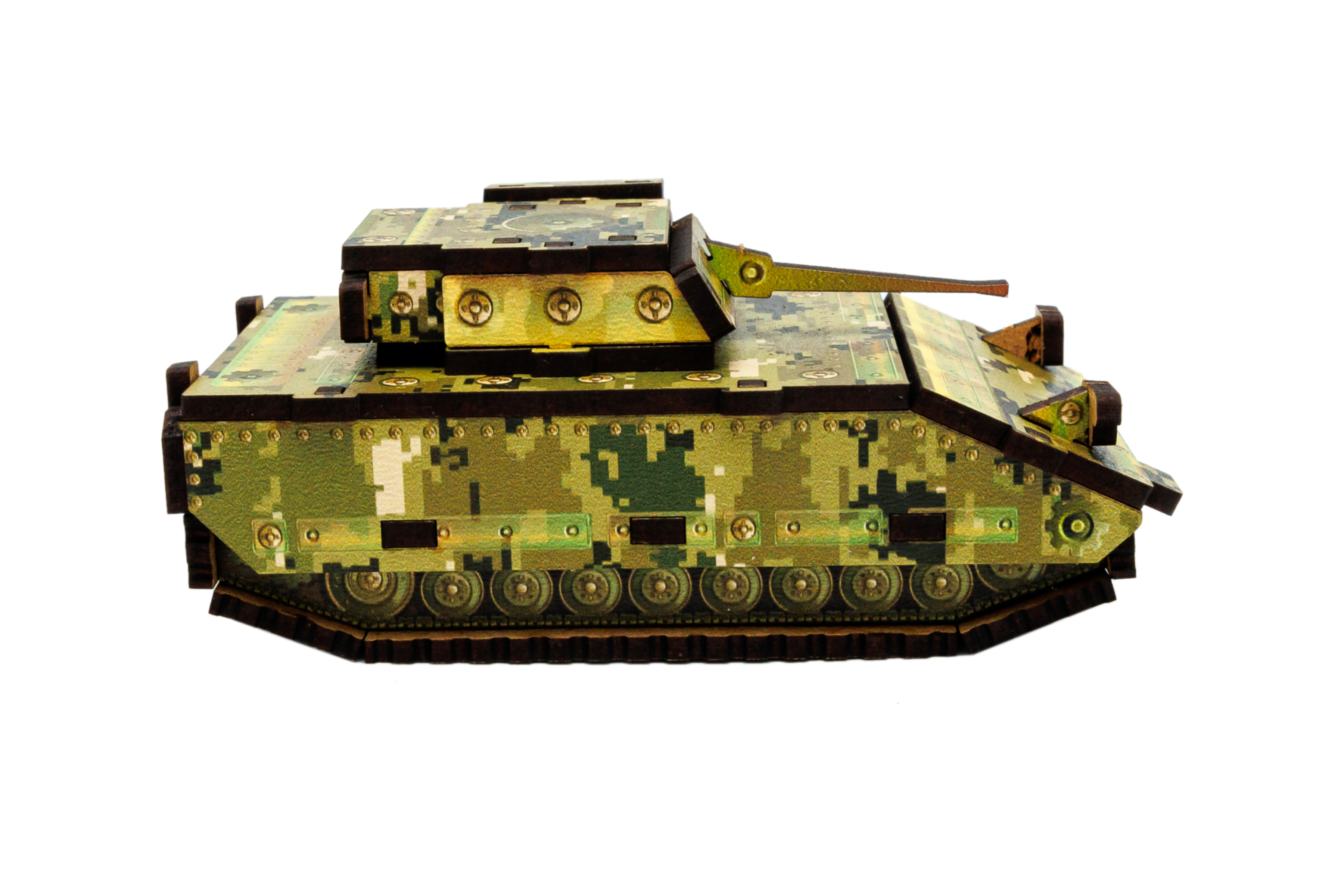 Дерев'яний 3D конструктор "Turbo Tank" 