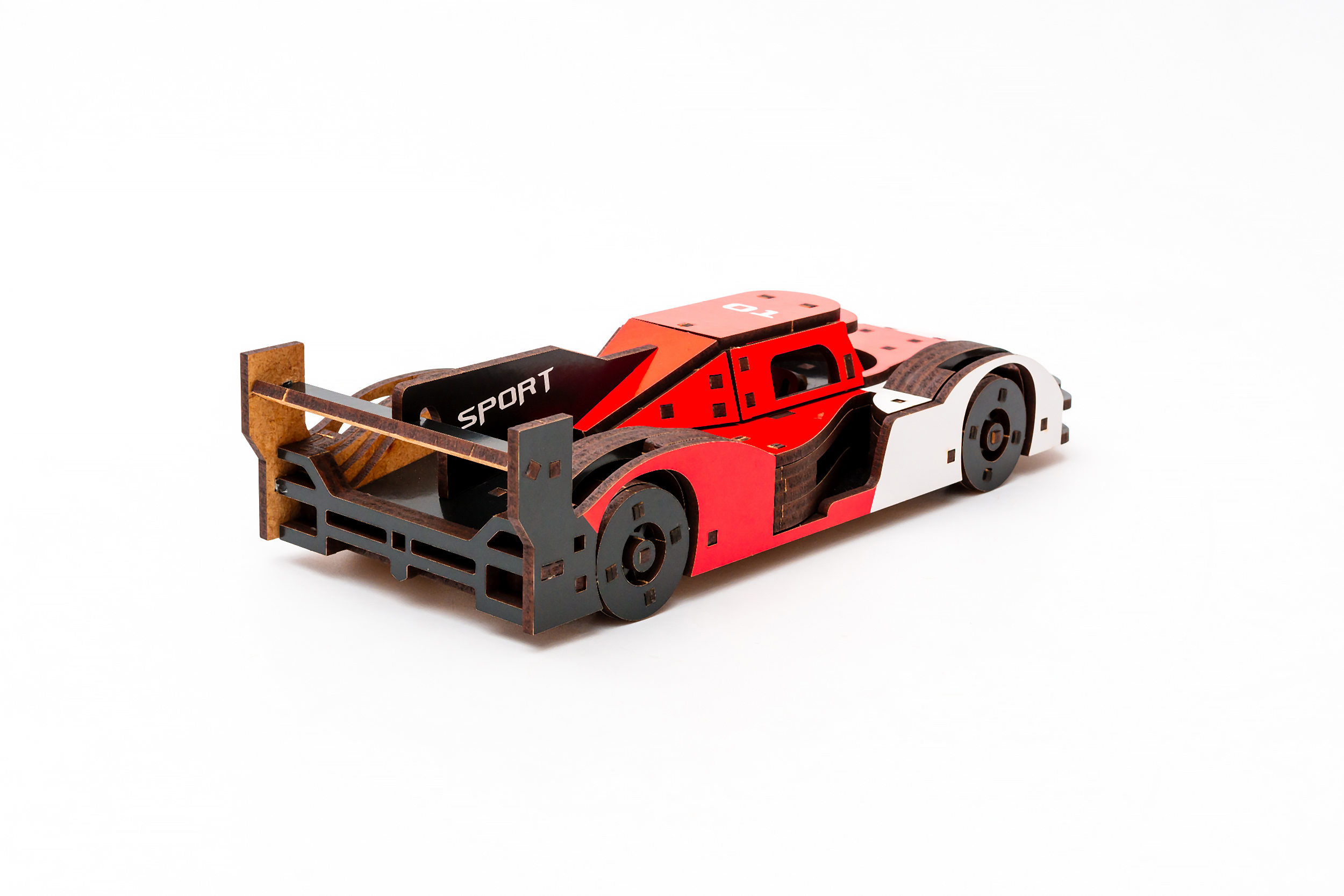 Дерев'яний 3D конструктор Racing Car