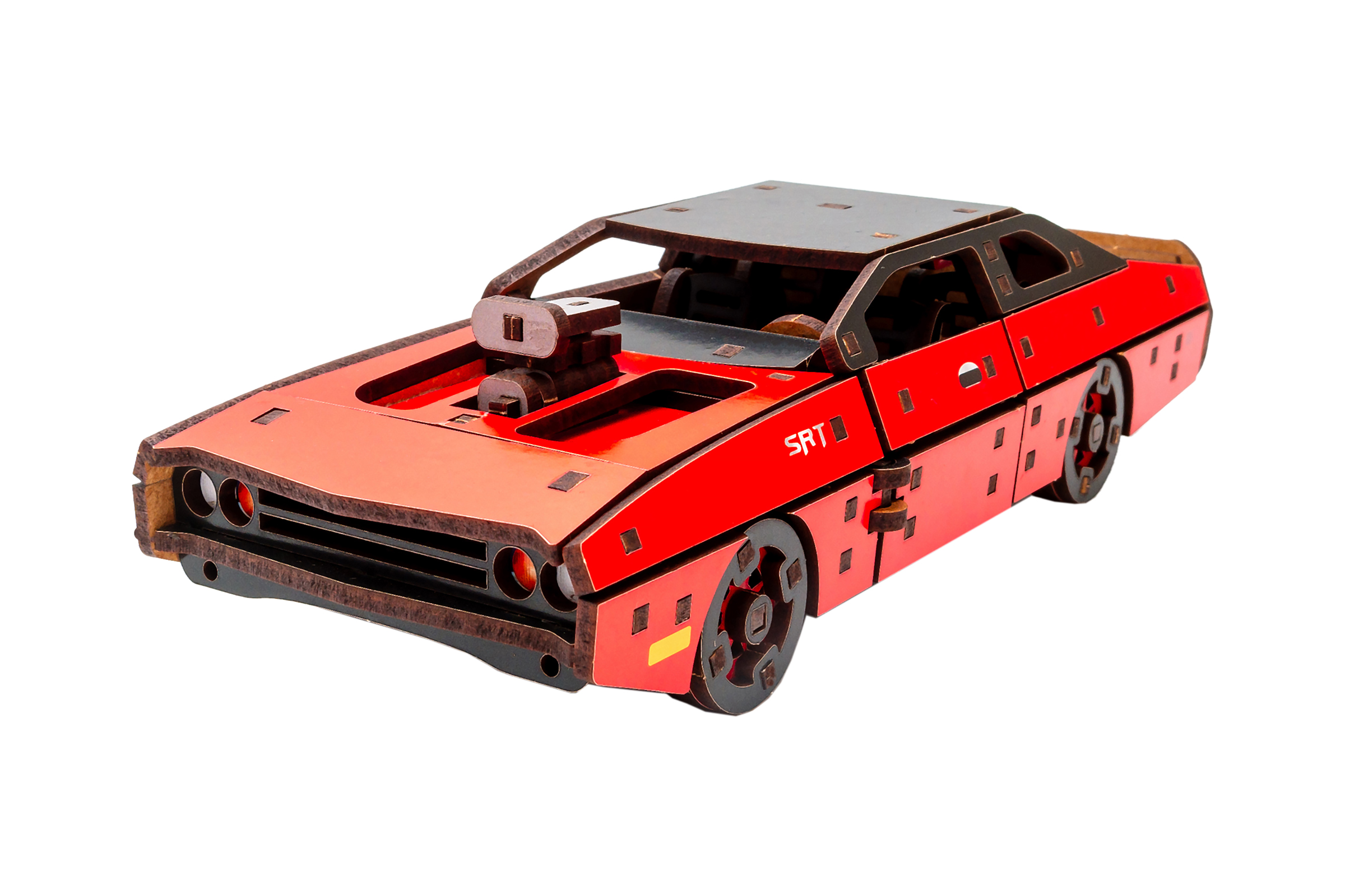 Дерев'яний 3D конструктор Fast Furious (червона) Дерев'яний 3D конструктор Fast Furious (червона)